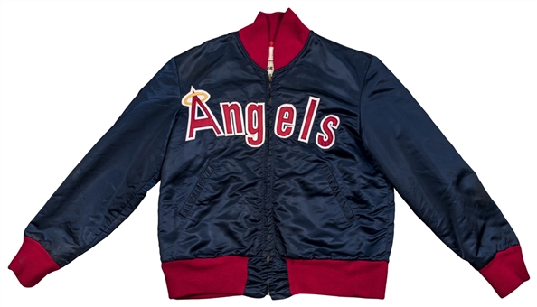 Circa 1973-1975 Bill Singer Game Worn California Angels Dugout Jacket